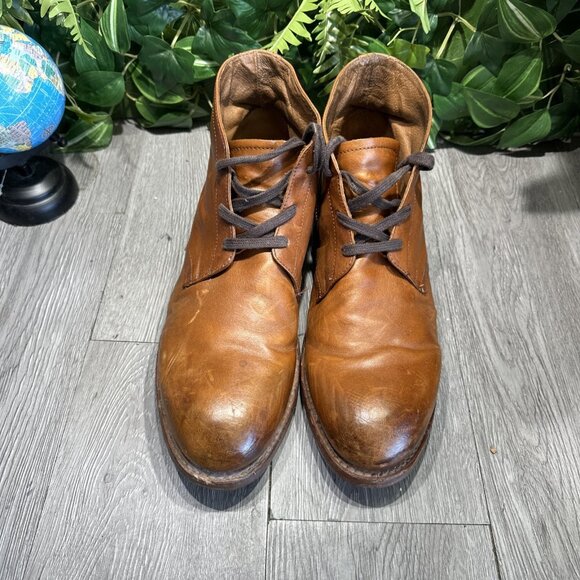 Frye Bowery Leather Mens Chukka Boots Sz 11 Tan Brown main image 10